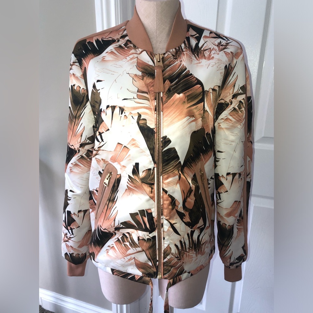 Mackage Floral Bomber Jacket